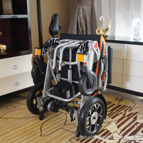 Fauteuil roulant électrique léger pliable handicapé